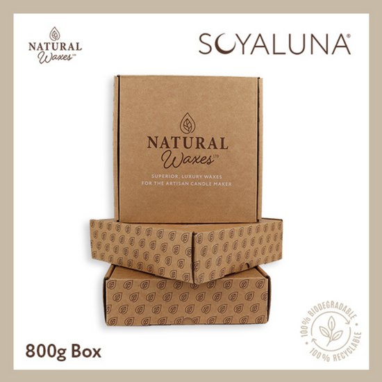 Récipient de mélange SOYALUNA - Cire de soja - Boîte de 800 Gr - Pour bougies en verre / pot