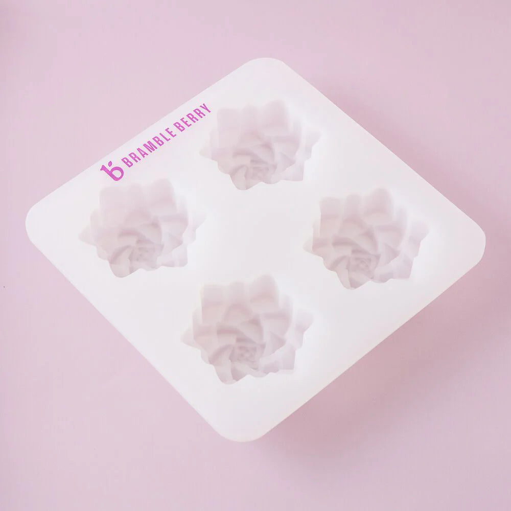 Succulent Silicone Mold - 4 Cavities