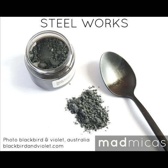 Steel works grey Mica